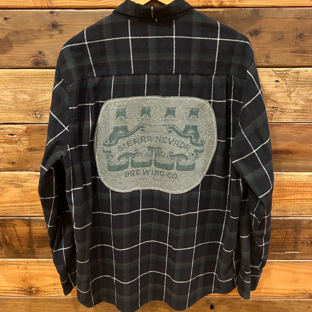 Sierra Nevada One-of-a-Kind MadAndie Custom Weatherproof Unisex Flannel - L